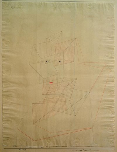 Anxious Insight by Paul Klee